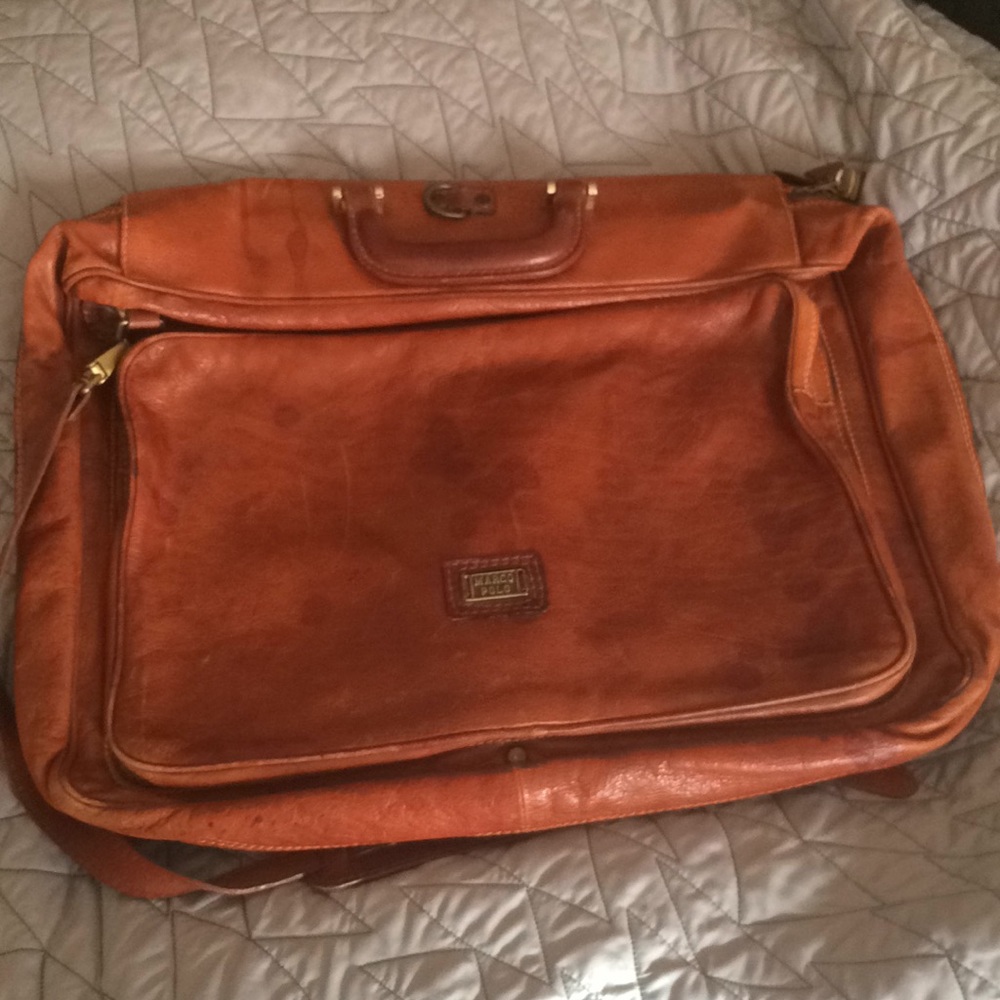 Leather Suit Bag